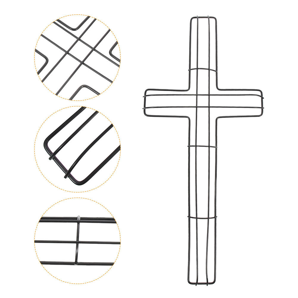 Wreath Form Wire - 5 Pcs Metal Wreath Wall Crosses