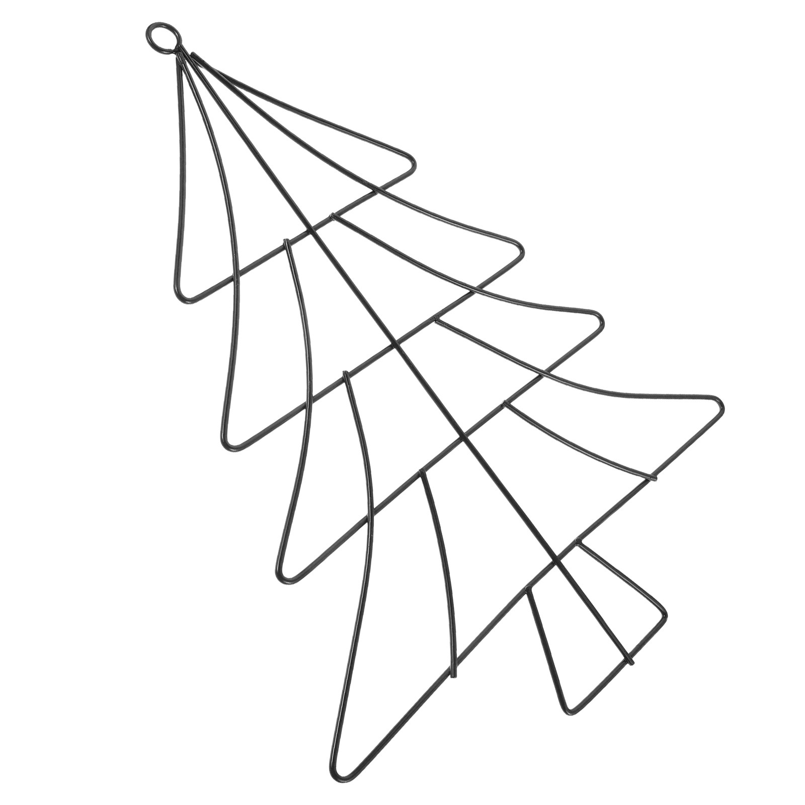 Wreath Form Wire - Christmas Tree Shaped Iron Wire Wreath