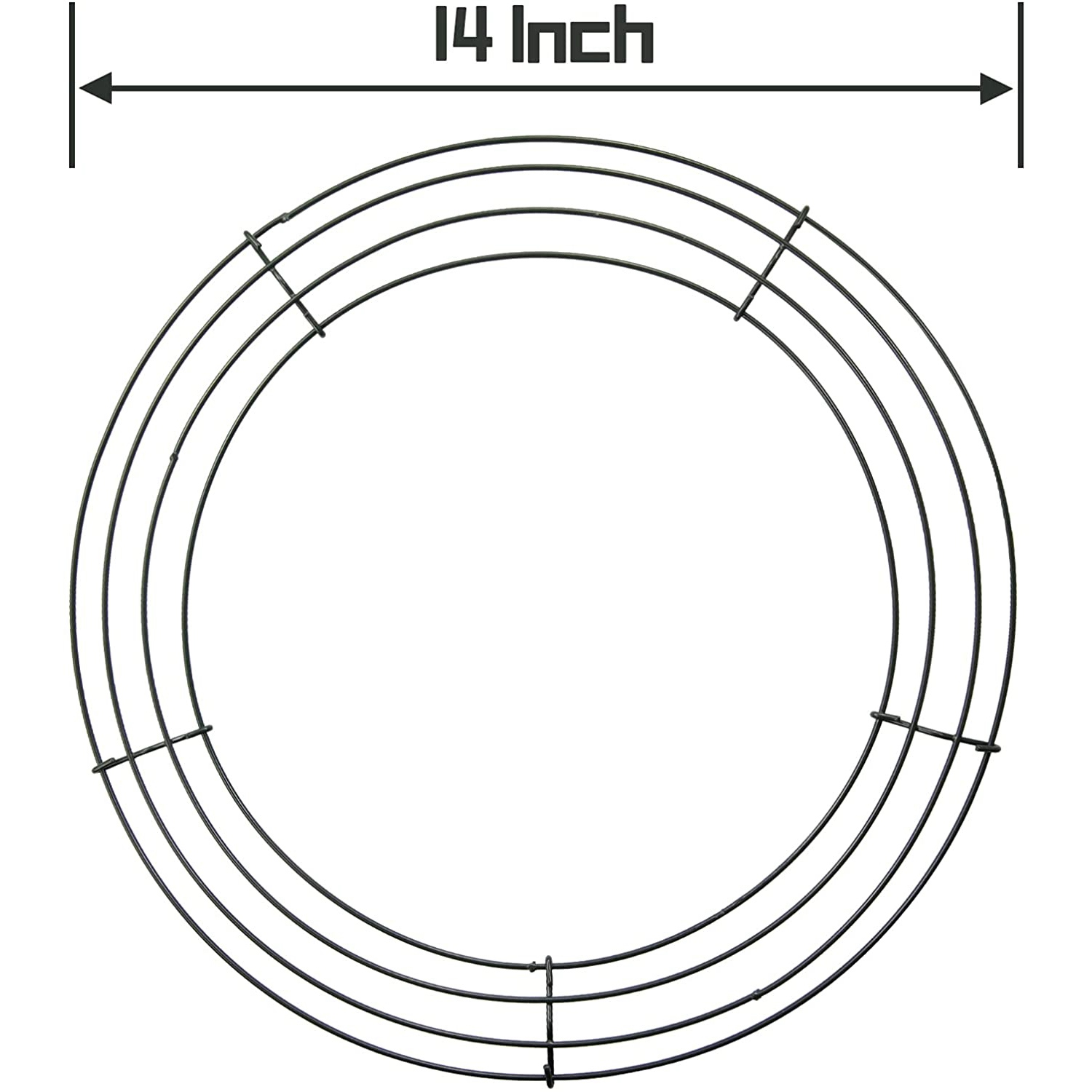A25F-14 Inch Wire Wreath Frame - огляд і ціна Wreath Form Wire