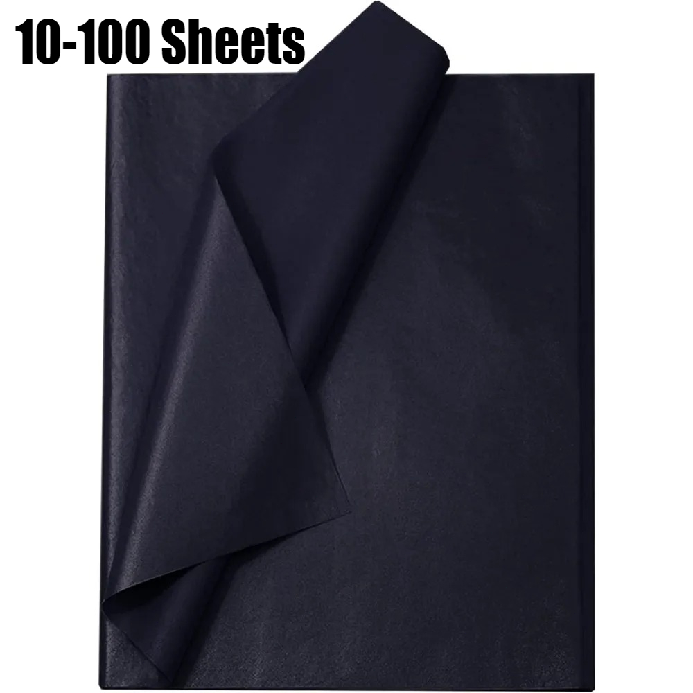 10-100 Sheets Black Tissue Pap - огляд і ціна Flower Wrap Kraft