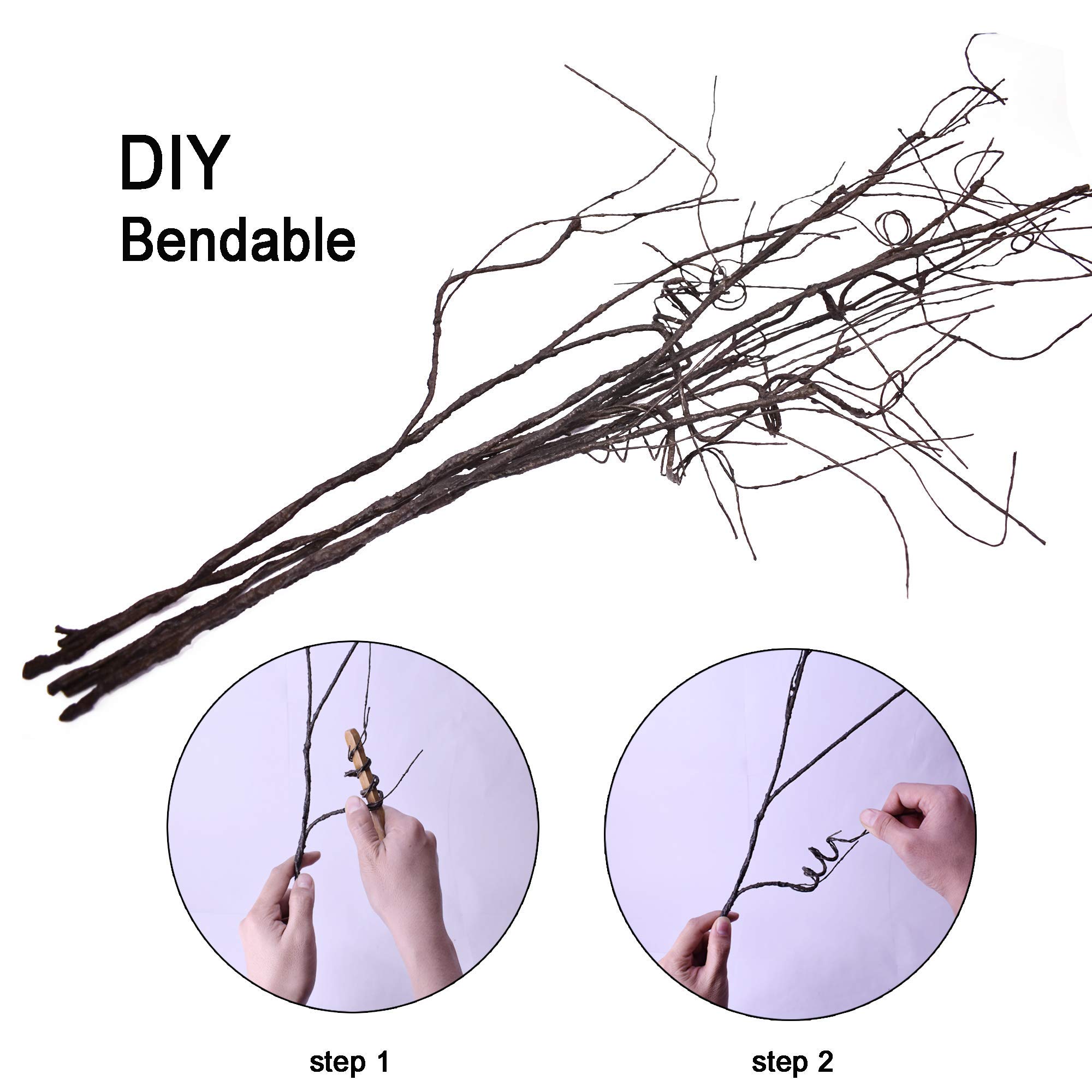 FeiLix 10PCS Dried Artificial  - огляд і ціна Branch Curly Willow