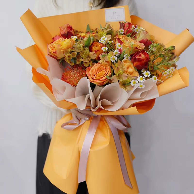 Korean Style Solid Color Paper - огляд і ціна Flower Wrap Kraft
