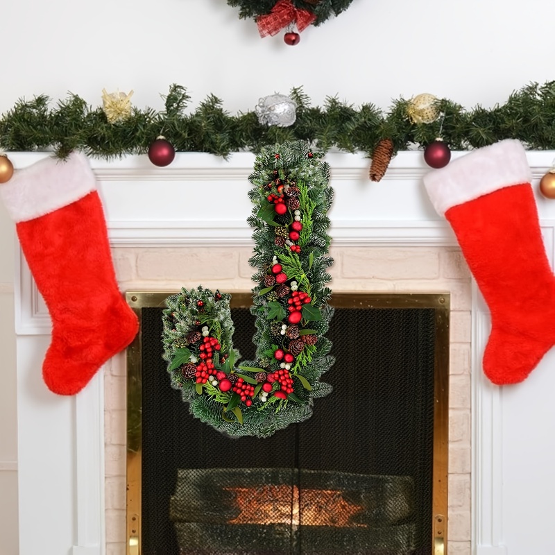1/2/4Pcs Christmas J‑Shape Met - огляд і ціна Wreath Form Wire