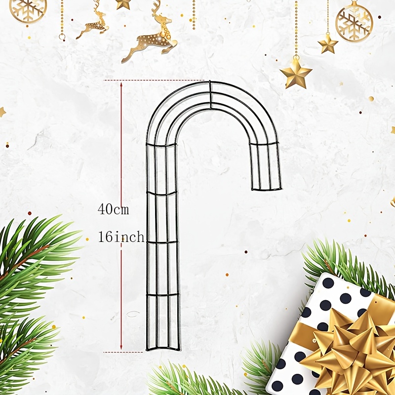1/2/4Pcs Christmas J‑Shape Met - огляд і ціна Wreath Form Wire
