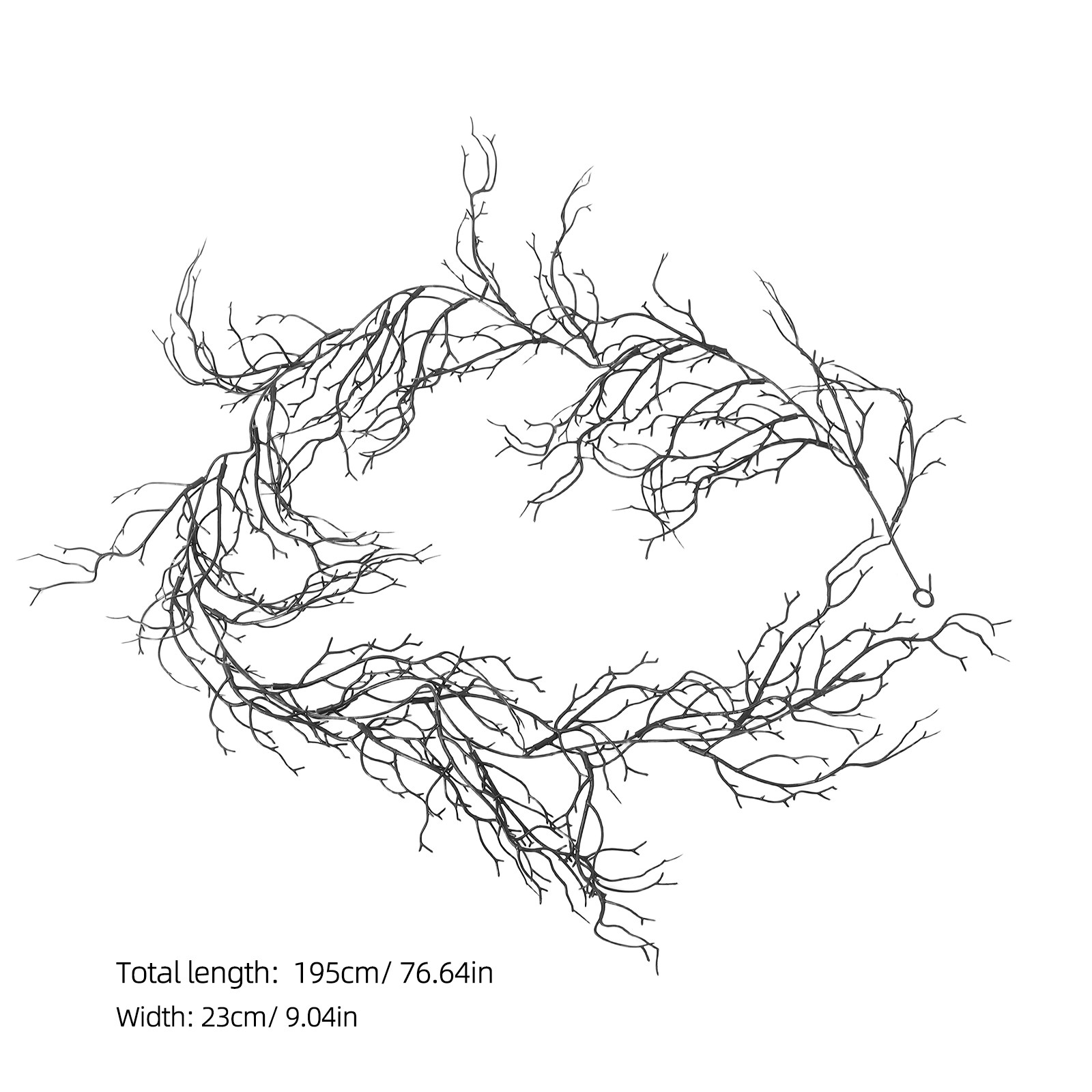Black Artificial Curly Willow  - огляд і ціна Branch Curly Willow
