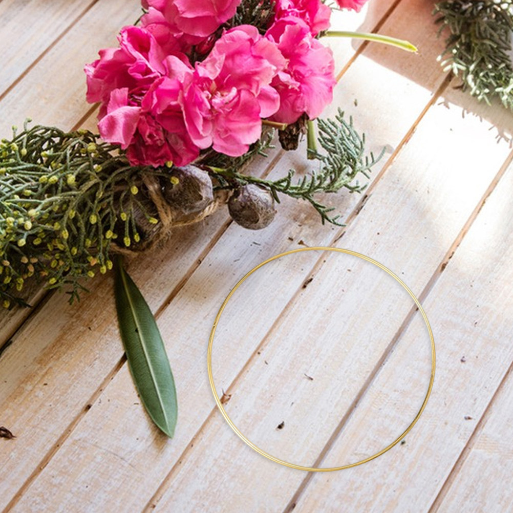 8 Pcs Craft Hoop Rings Wire Wr - огляд і ціна Wreath Form Wire