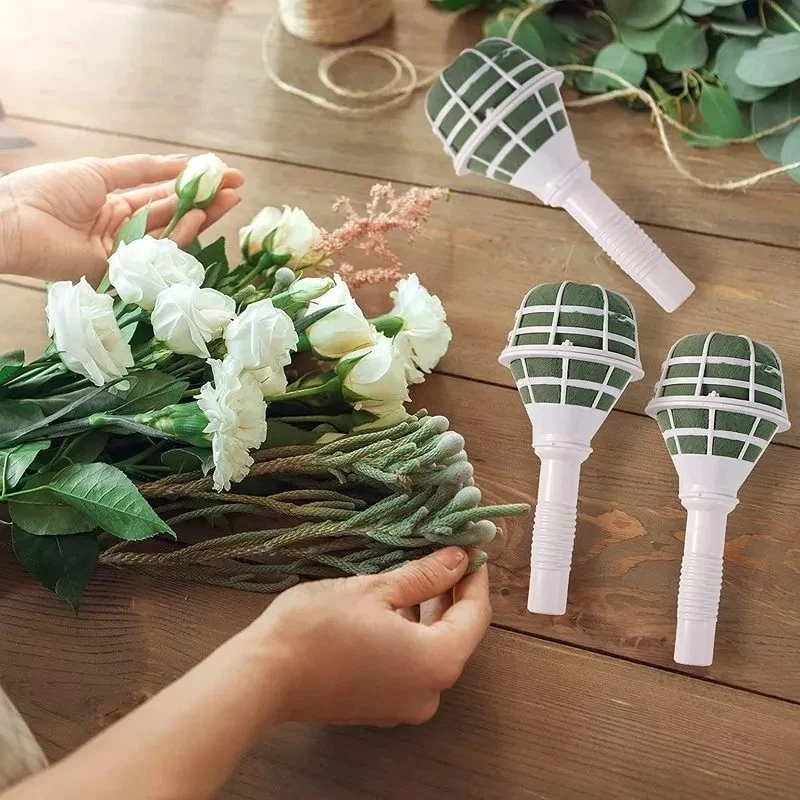 6pcs Foam Floral Handle Bouque - огляд і ціна Bouquet Holder Foam