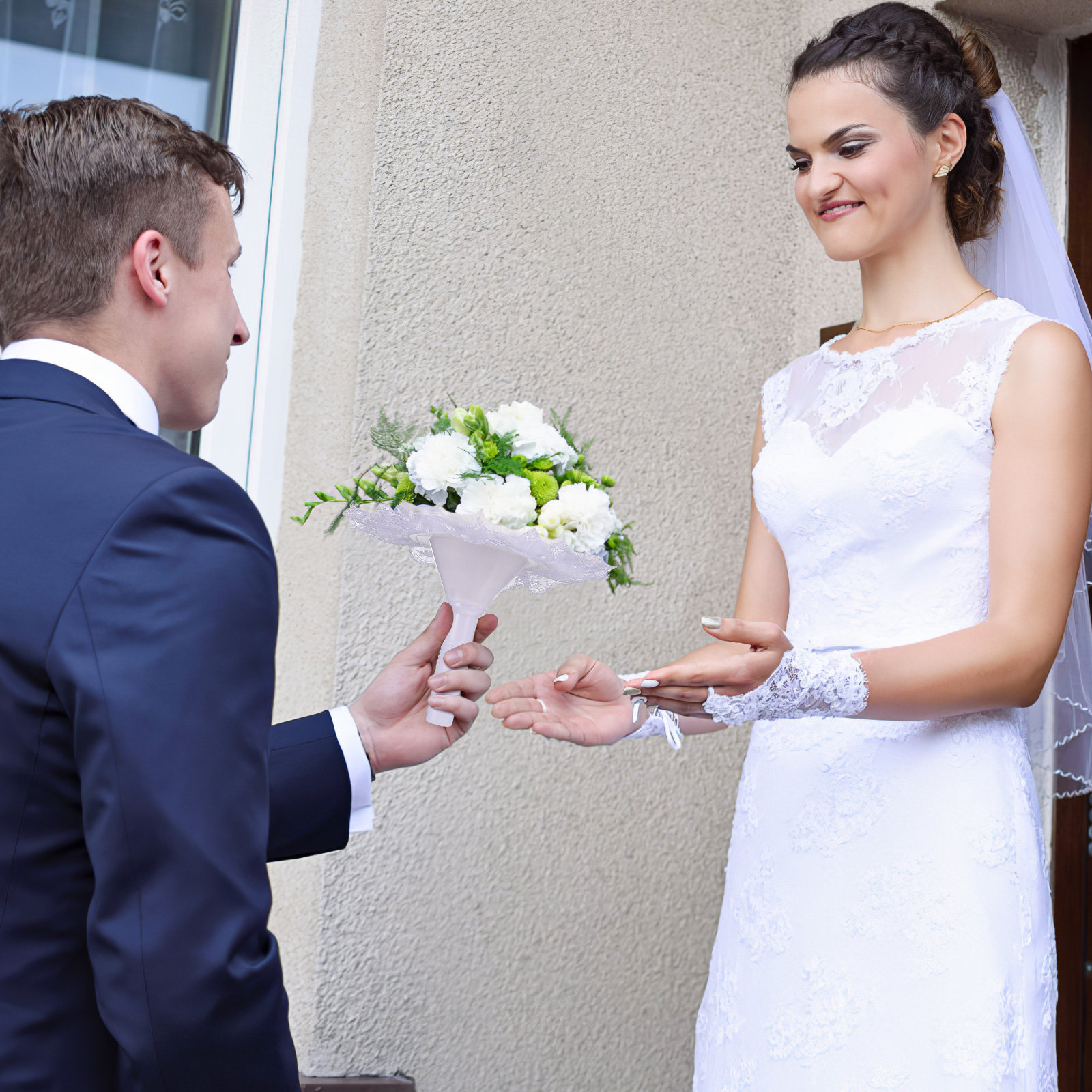 1Set Wedding Bouquet Holder La - огляд і ціна Bouquet Holder Foam
