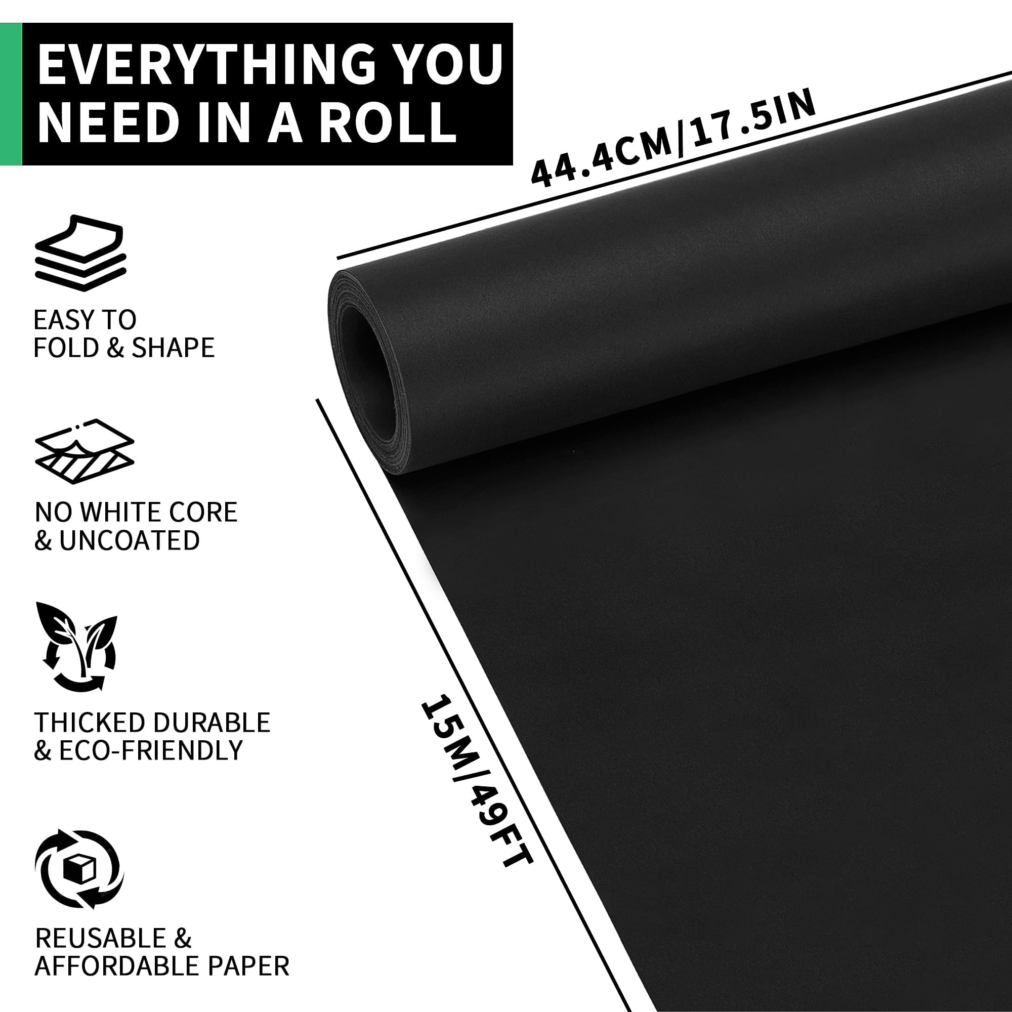 kraft paper Black Wrapping Pap - огляд і ціна Flower Wrap Kraft