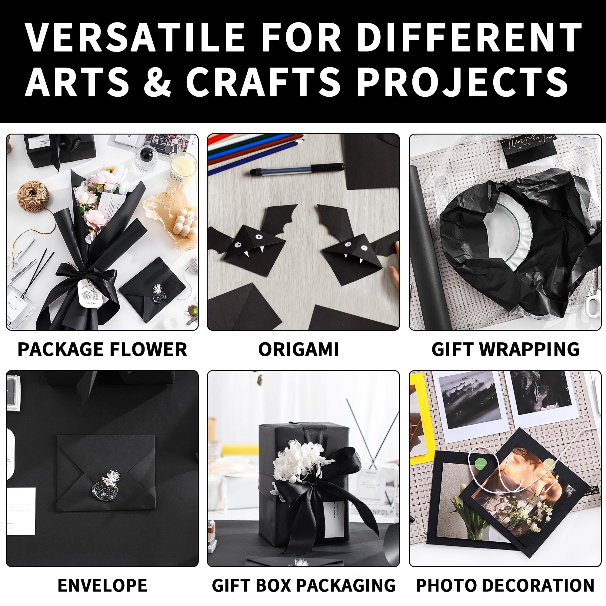 kraft paper Black Wrapping Pap - огляд і ціна Flower Wrap Kraft