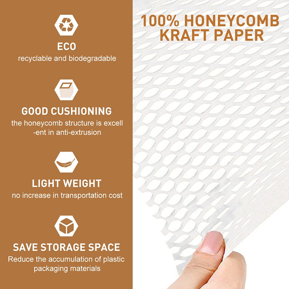 30cmx5m White Honeycomb Packin - огляд і ціна Flower Wrap Kraft