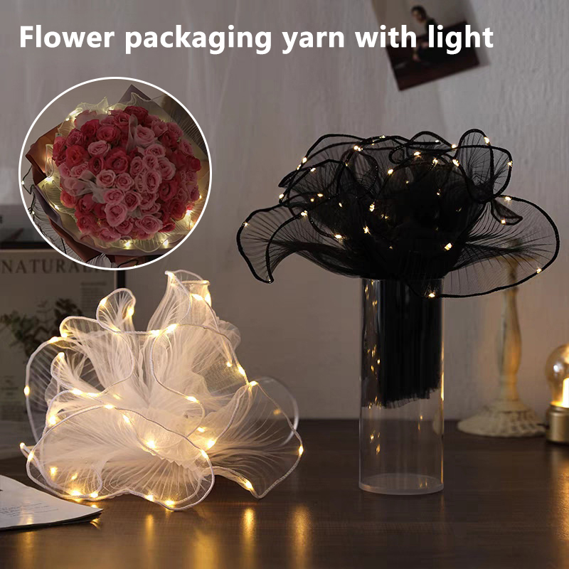 1Pcs LED Flower Wrapping Paper - огляд і ціна Flower Wrap Kraft