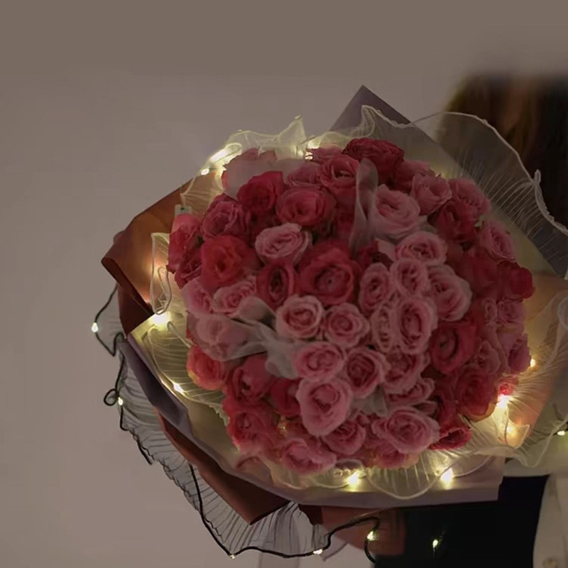 1Pcs LED Flower Wrapping Paper - огляд і ціна Flower Wrap Kraft