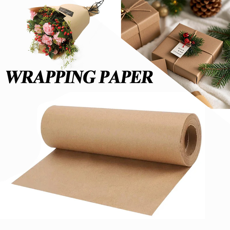 YITAPE 30cm*5M Brown Kraft Pap - огляд і ціна Flower Wrap Kraft