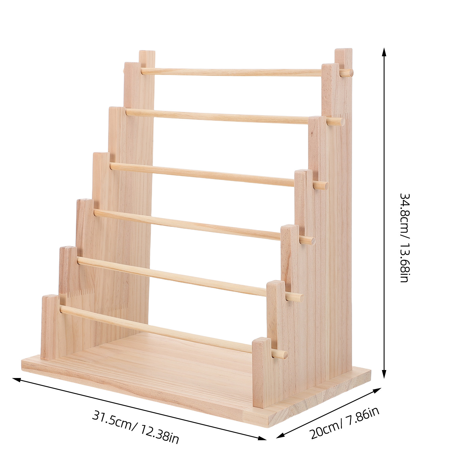 6 Tier Wooden Ribbon Storage R - огляд і ціна Florist Supply Shop
